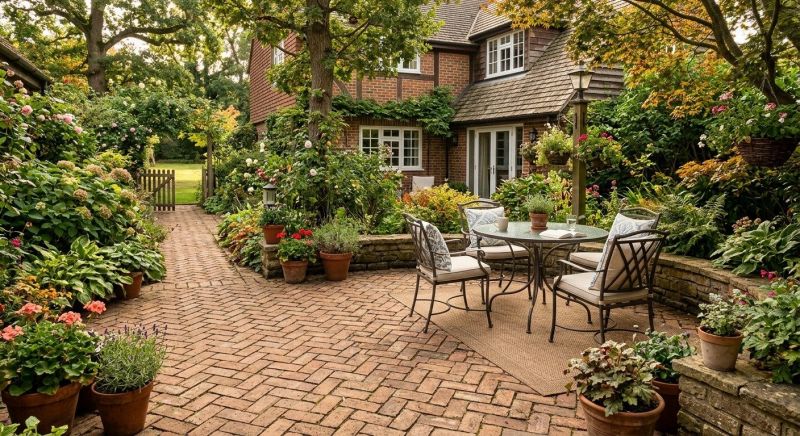 Patio Brick Installation in West Hartford, CT